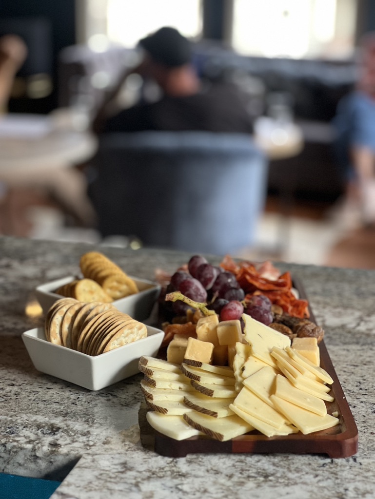 Charcuterie and wine