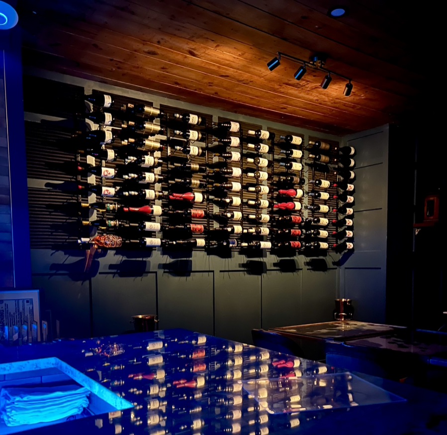 Curated wine selection